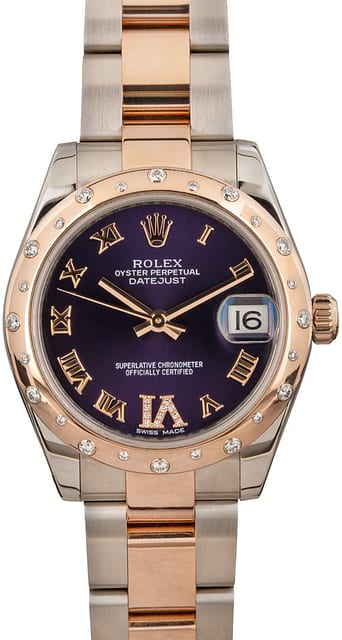 Mid-Size Rolex Datejust 178341 Diamonds