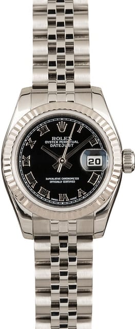 Ladies Rolex Steel Jubilee DateJust 179174