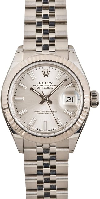 Pre Owned Rolex Datejust 279174 Silver Dial
