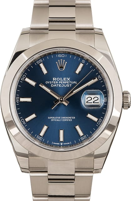 Rolex Datejust 126300 Smooth Bezel
