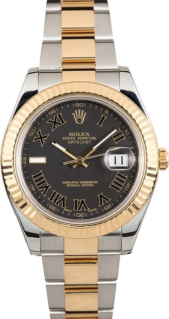 Rolex Datejust II 116333 Matte Black Dial