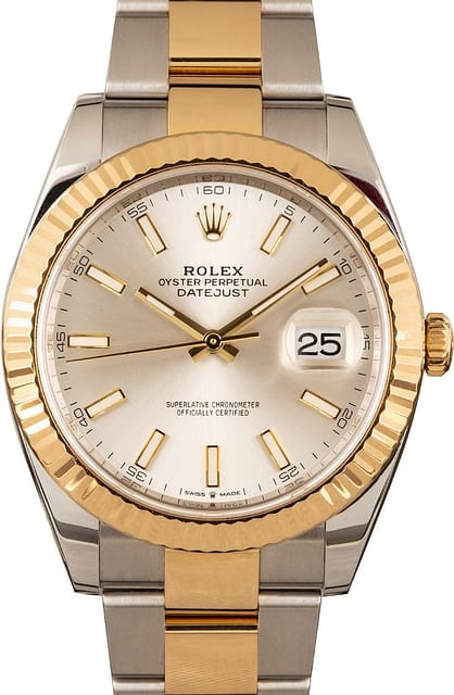 Rolex Datejust 41 Ref 126333 Steel & 18k Yellow Gold