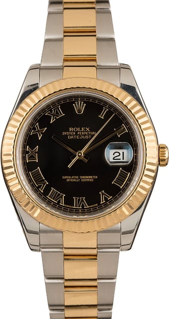 PreOwned Rolex DateJust II Ref 116333 Roman Markers T