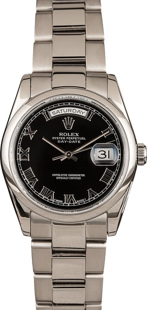 Used Rolex Day-Date 118209 18k White Gold