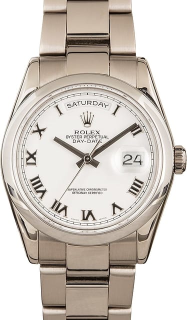 Rolex Presidential 118209 White Gold