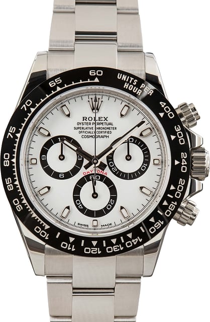 Rolex Daytona Steel 116500 White Chronograph Dial