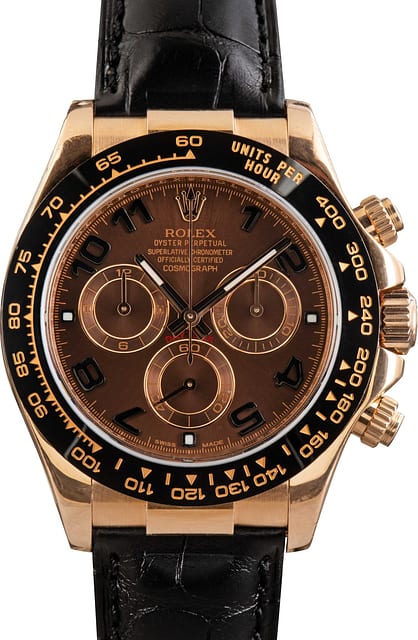 Rolex Daytona Ref 116515 18k Everose Gold