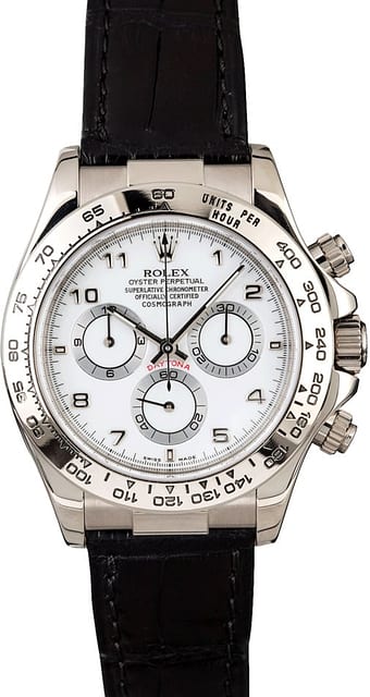 Rolex Daytona 116519 Cosmograph 18K White Gold