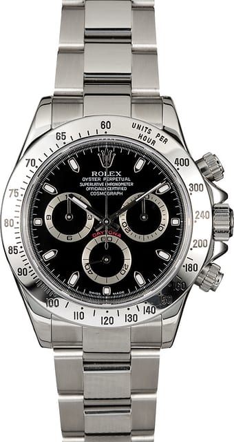 Men's Rolex Daytona 116520 Black Dial TT