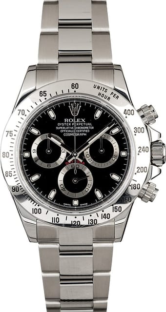 Used Rolex Daytona 116520 Serial Engraved