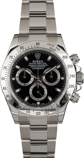 Rolex Daytona 116520 Random Serial Black Dial
