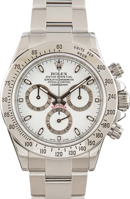 Rolex Daytona 116520 White Dial