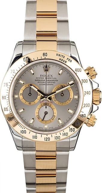 Rolex Daytona 116523 Slate Dial Two Tone Oyster