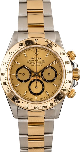 Used Rolex Daytona 16523 Steel & Gold