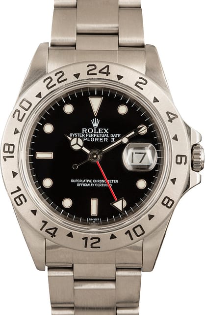 Rolex Explorer II Ref 16570 Steel Watch