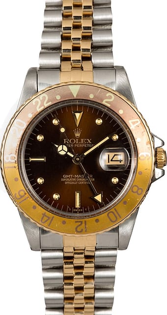 Rolex GMT-Master 16753 'Root Beer' Bezel Insert