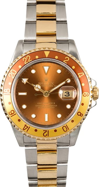 Rolex GMT Master 16713 Root Beer Dial