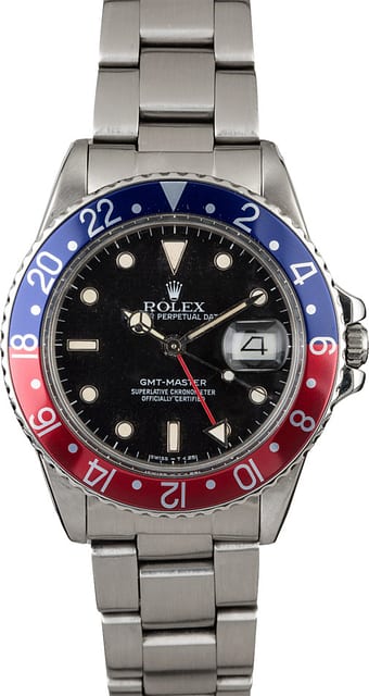 Certified Rolex GMT-Master 16750 Pepsi