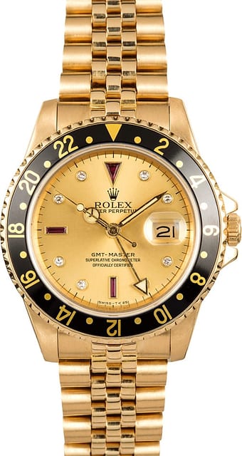Rolex GMT-Master 16758 Serti Dial