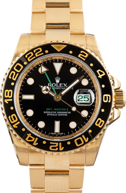 Rolex GMT-Master II Ref 116718 Black Dial