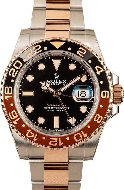 Pre Owned Rolex GMT-Master II Ref 126711CHNR Two Tone Everose