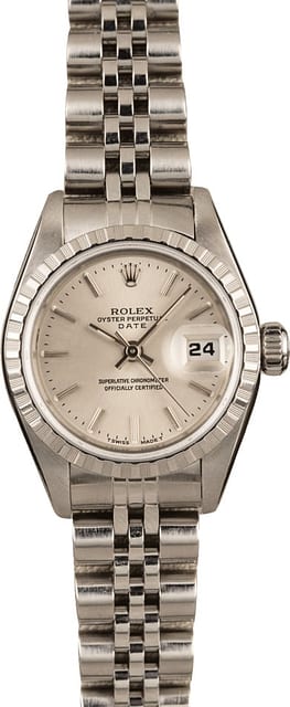 Pre Owned Ladies Rolex Date Steel Model 69240