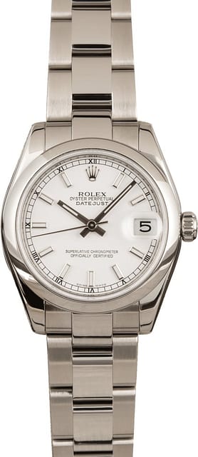 Used Rolex 31MM Datejust 178240