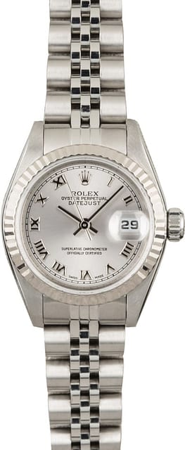 Rolex Datejust 79174 Rhodium Roman Dial