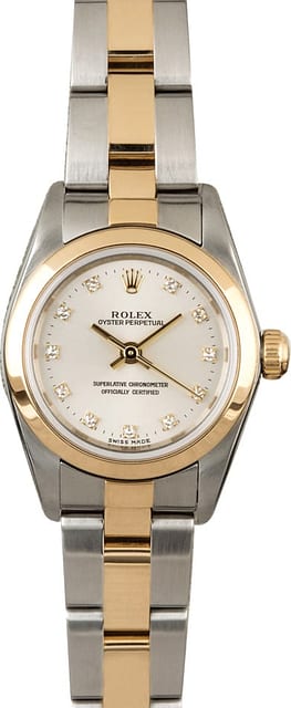 Rolex Lady Oyster Perpetual 76183 Diamonds