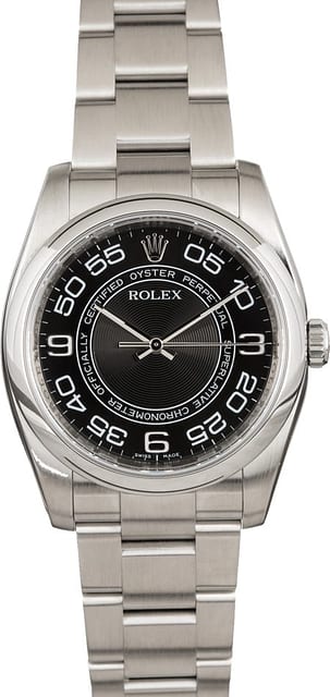 Used Rolex Oyster Perpetual 116000 Concentric Arabic Dial