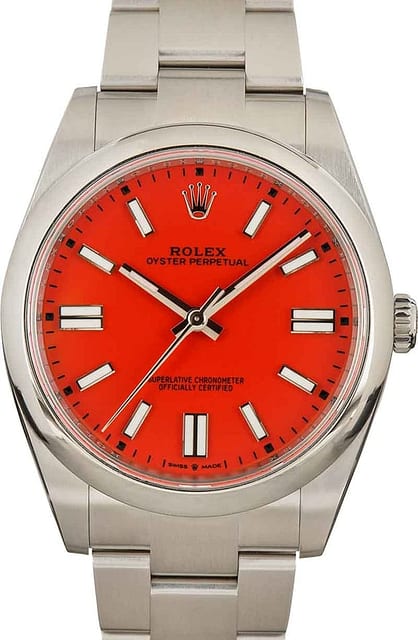 Rolex Oyster Perpetual 41MM 124300 Red