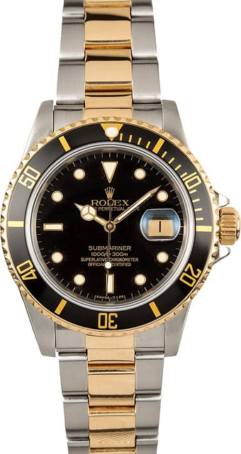 Rolex Oyster Perpetual Submariner 16803 Black
