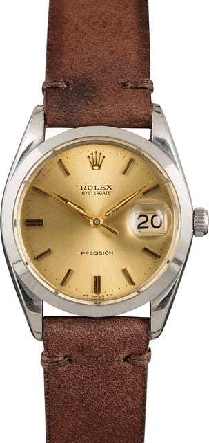 Rolex OysterDate 6694 Champagne Index Dial