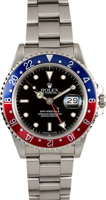 Rolex Pepsi GMT Master 2 16710 100% Authentic