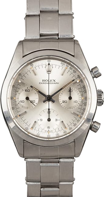 Vintage 1965 Rolex Pre-Daytona 6238 Silver Dial
