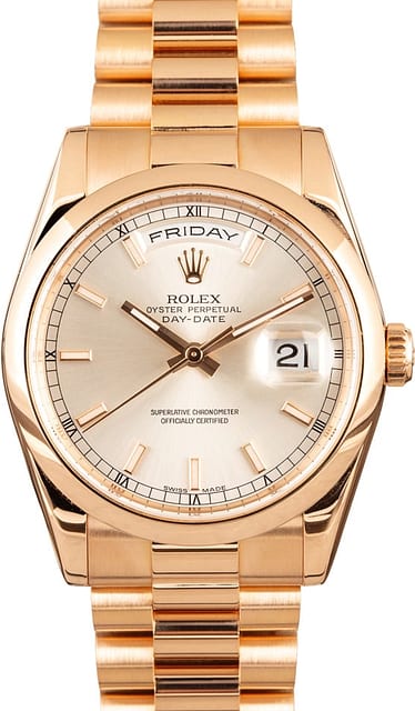 Rolex Presidential Rose Gold 118205