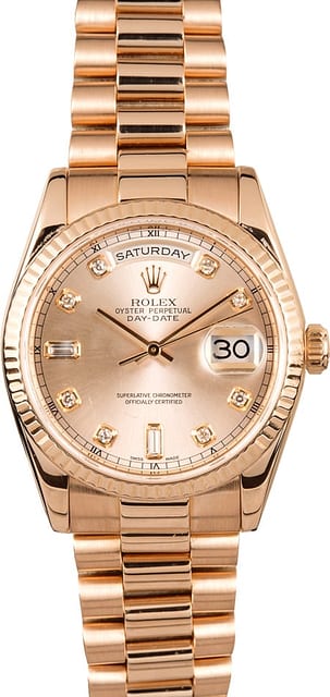 Rolex President 118235 Rose Gold