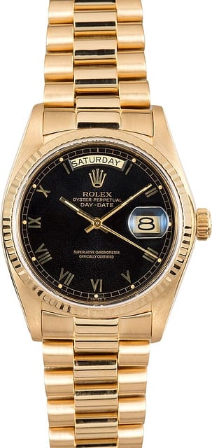 PreOwned Rolex President 18048 Yellow Gold