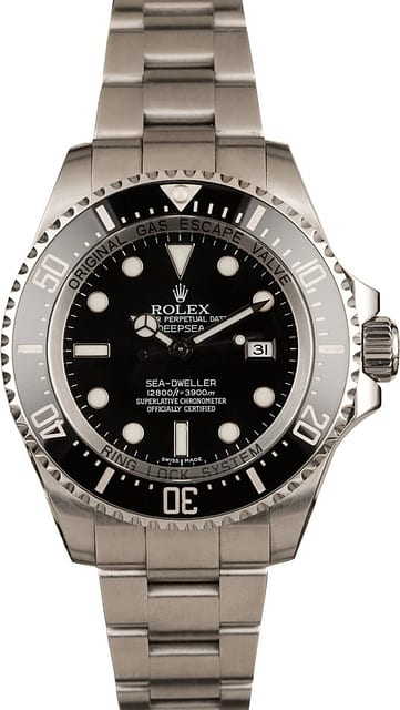 Pre Owned Rolex Sea Dweller Deepsea 116660 Ceramic Black Bezel T