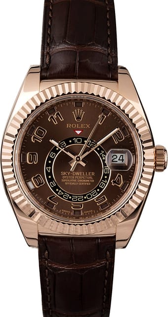 Rolex Sky-Dweller 326135 Rose Certified