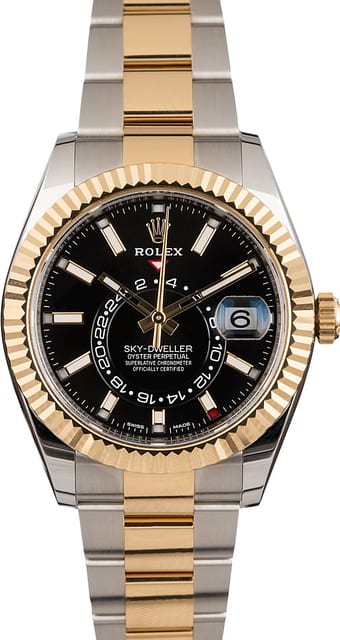 Pre Owned Rolex Sky-Dweller 326933 Black