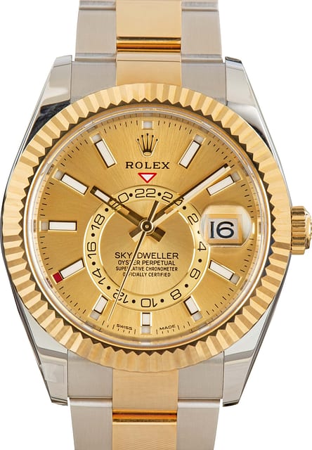 Pre-Owned Rolex Sky-Dweller 326933 Two Tone Oyster