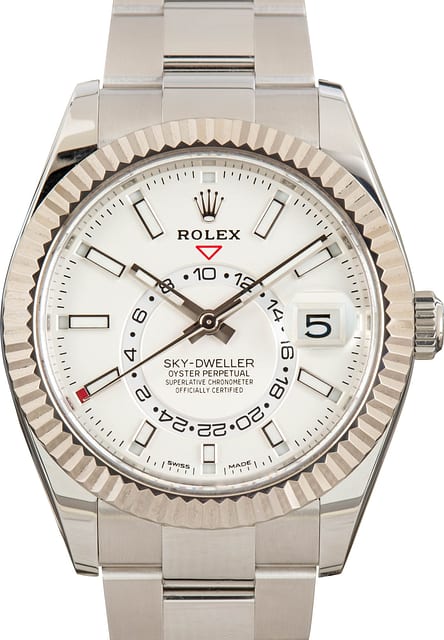 Rolex Sky-Dweller Ref 326934 White Dial
