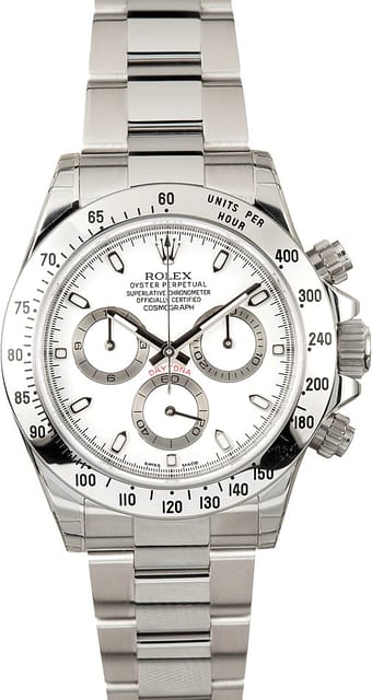 Daytona Rolex 116520 White Dial