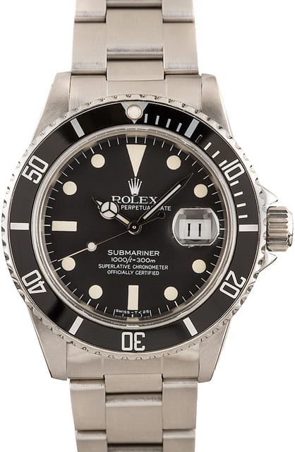 Vintage Rolex Submariner 16800 Full Set