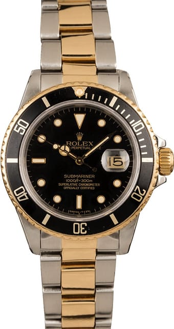 Rolex Submariner 16803 Two Tone Men's Watch