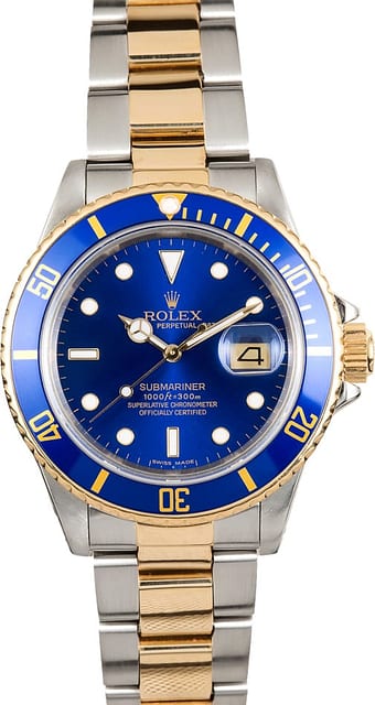 Rolex Submariner 16803 Blue Bezel