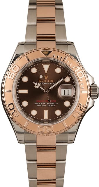 Pre-Owned Rolex Yacht-Master 116621 Two Tone Everose