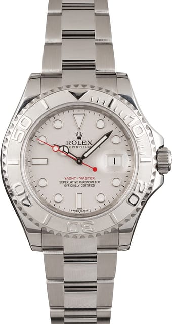 PreOwned Rolex Yacht-Master 116622 Steel & Platinum