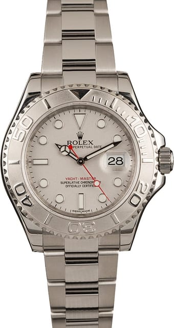 Used Rolex Yacht-Master 116622 Platinum Dial